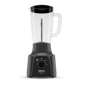 Licuadora Imusa Power Mix Plus 2 Vel. Vaso Plástico Negro