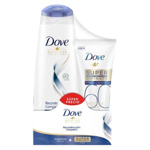 Shampoo Dove Reconstrución Completa 370 Ml + Super Acondicionador 170 Ml