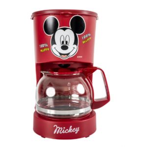 Cafetera Kalley 4 tazas Mickey Mouse de Disney Rojo