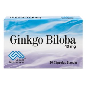 Ginkgo Biloba 40Mg Colmed X 20 Capsulas Blandas