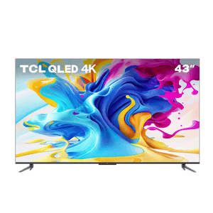 Televisor TCL 43" Smart TV 4K UHD QLED 43C645 Google TV Negro