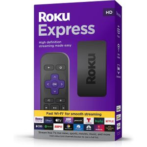 Roku Express Dispositivo De Transmisión HD Roku Con Control Remoto Estándar