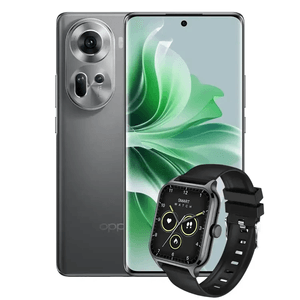Celular Oppo Reno 11 256gb+12 Gris + Smartwatch