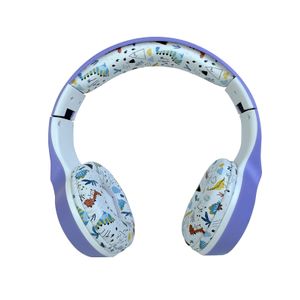 Diadema Inalambrica Bluetooth Con Diseños Color Violeta