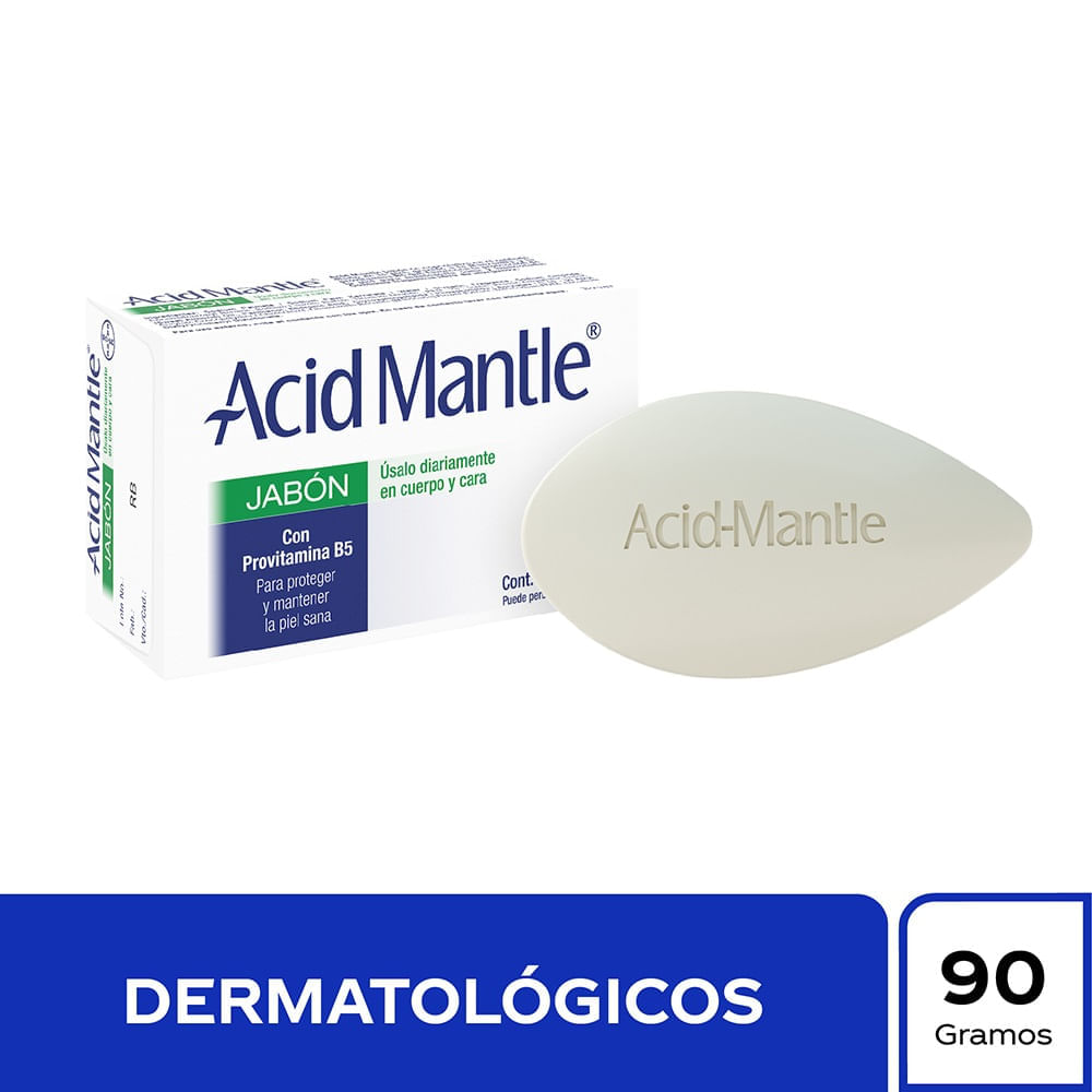 Jabón Acid Mantle Limpieza Y Humectación Para La Piel X 90g Muy Bacano