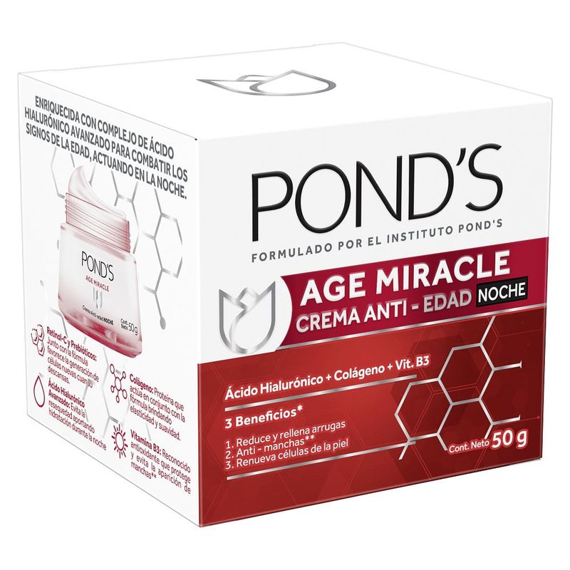 Crema Facial Ponds Age Miracle Noche X 50g Muy Bacano 3586