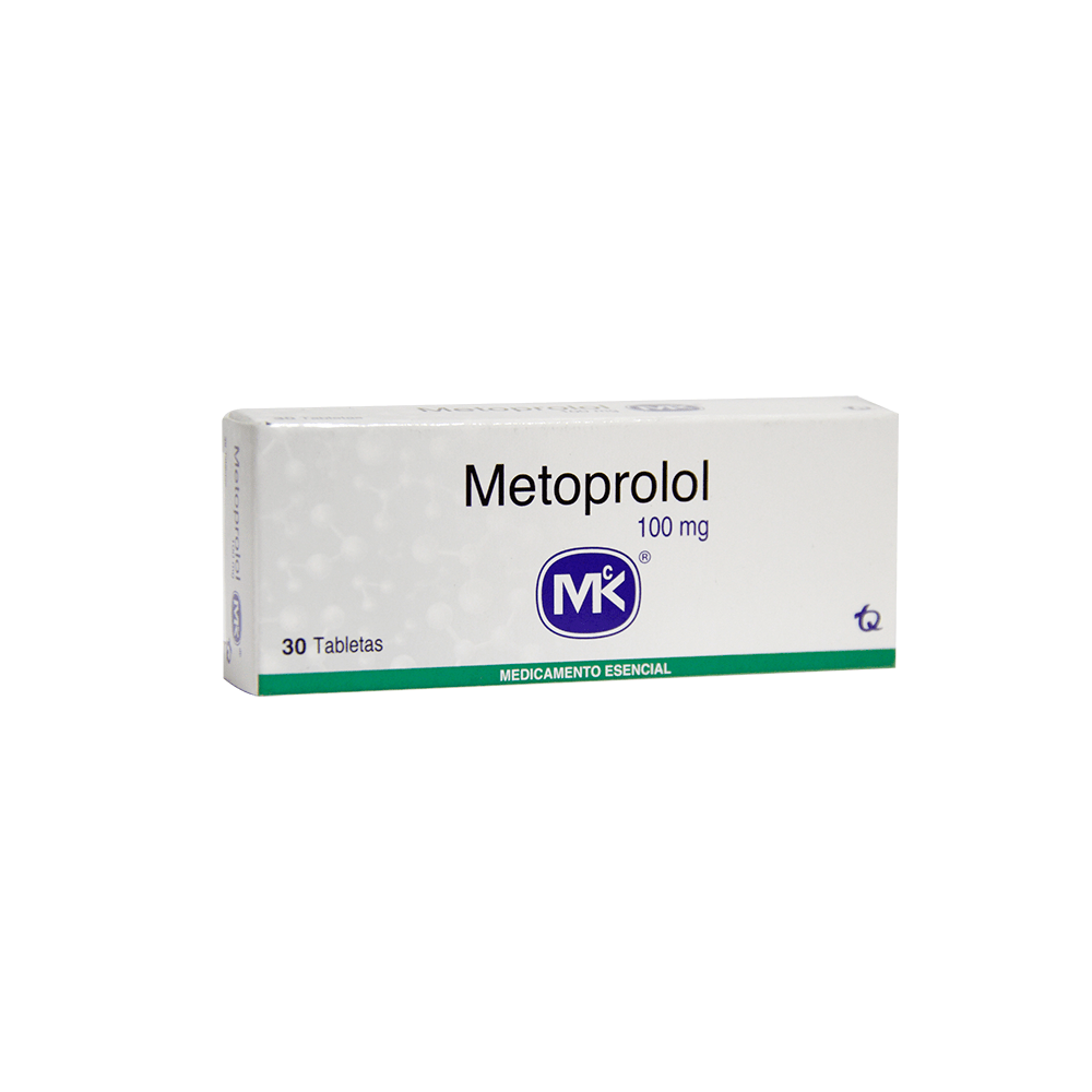 Metoprolol Mk 100Mg Caja X 30 Tabletas Muy Bacano