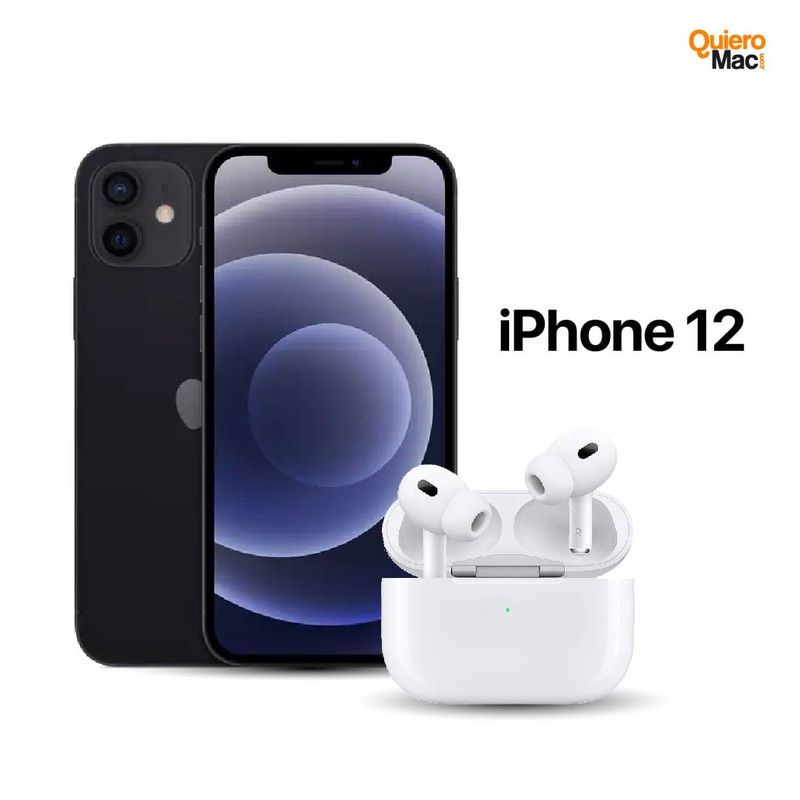 Celular Reacondicionado iPhone 11 64Gb Negro + AirPods Pro 2 Genericos