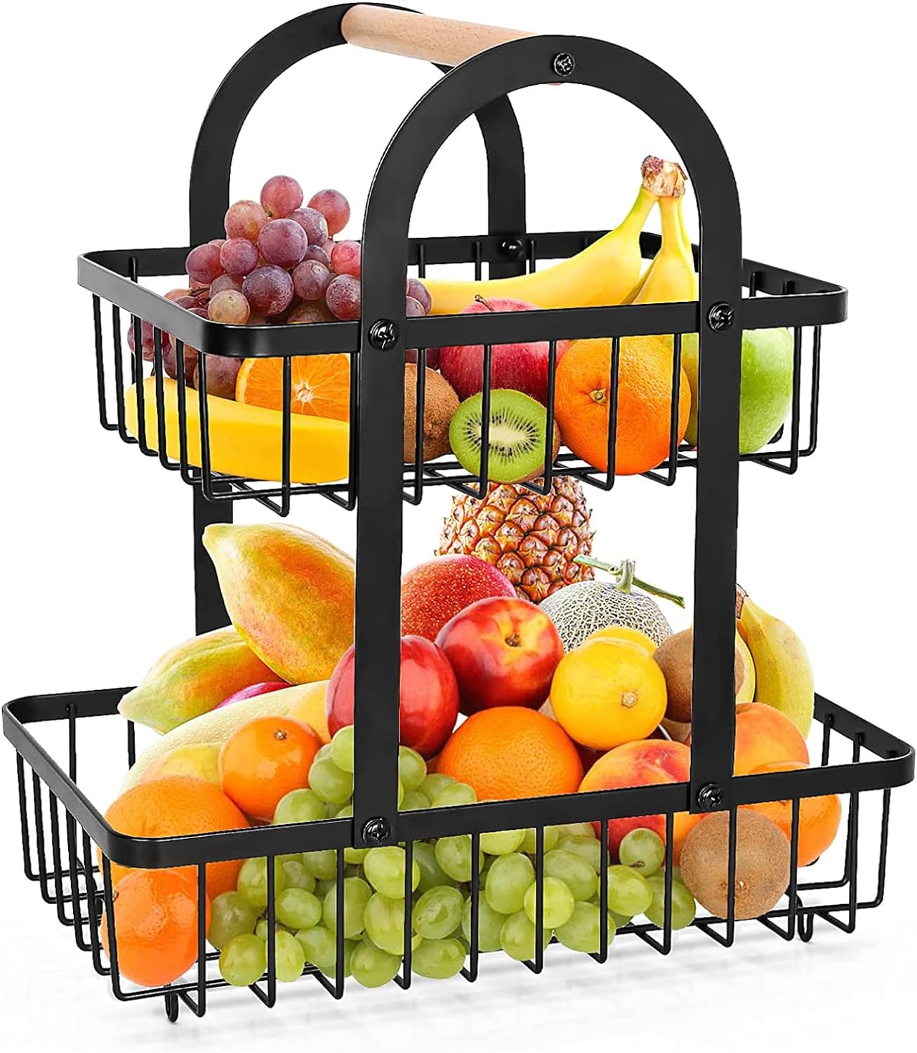 Cesta Organizador Frutas Verduras + Soporte Para Purificador