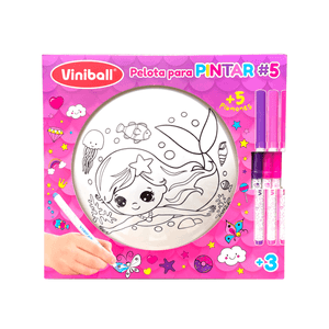 Pelota Para Pintar Viniball Sirena Pulpo