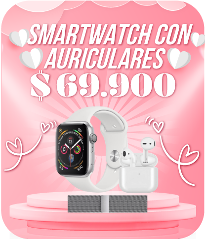 Smartwatch o relog inteligente a solo $59.900