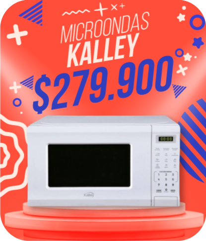 Microondas kalley a solo $279.900